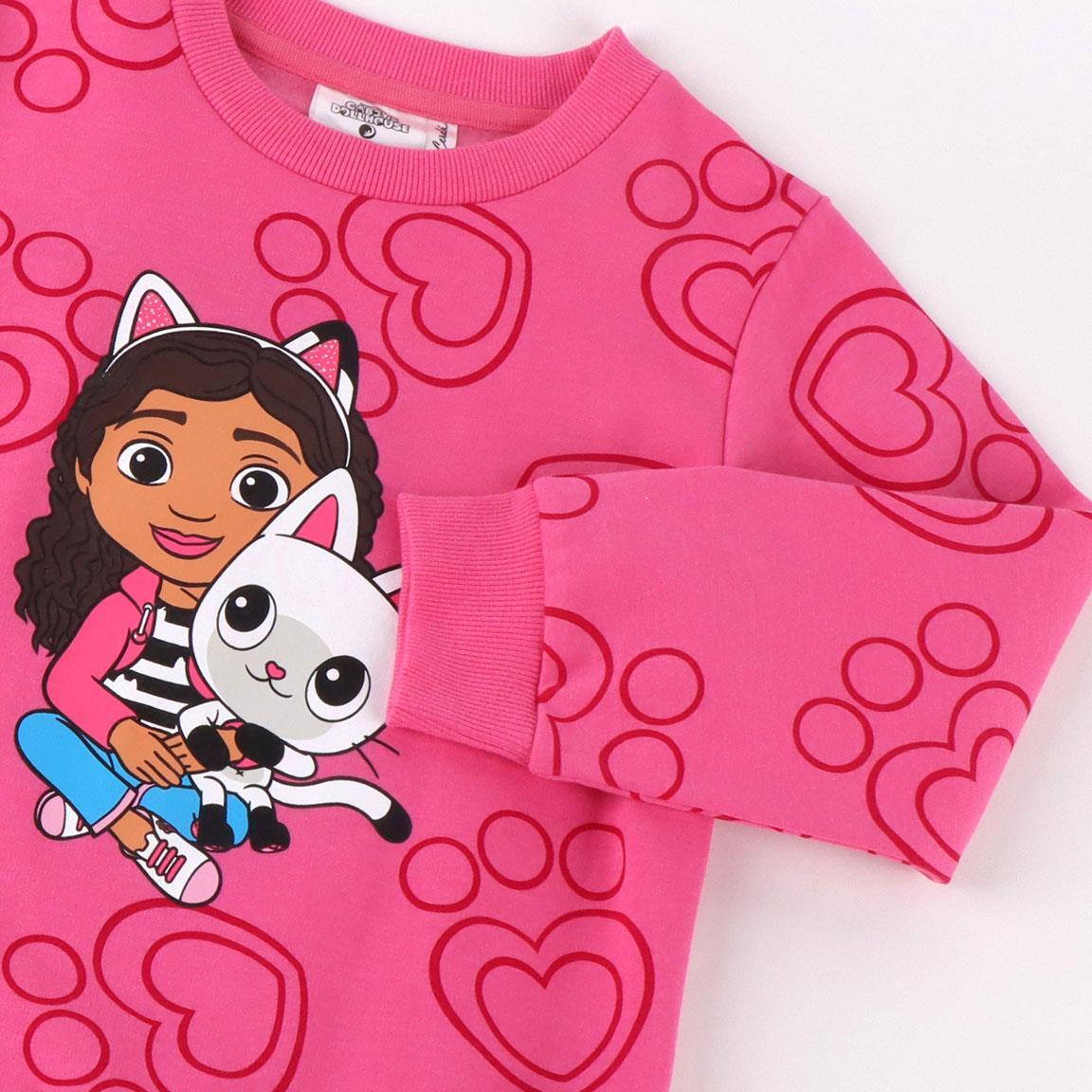 Gabby's Dollhouse Kinder-Sweatshirt aus weicher Baumwolle ohne Kapuze 3/3