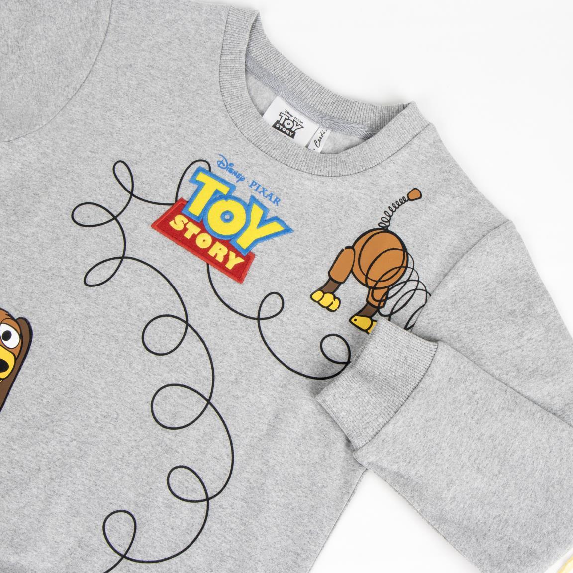 Sweat-shirt enfant Toy Story en coton doux à col rond, gris 3/3