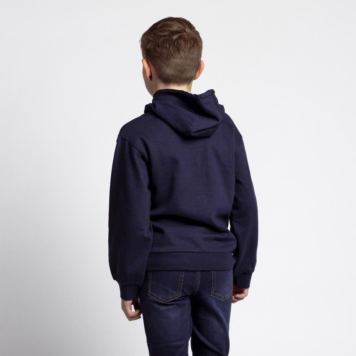 Sweat à capuche Stitch pour enfants en coton doux, bleu marine 5/5