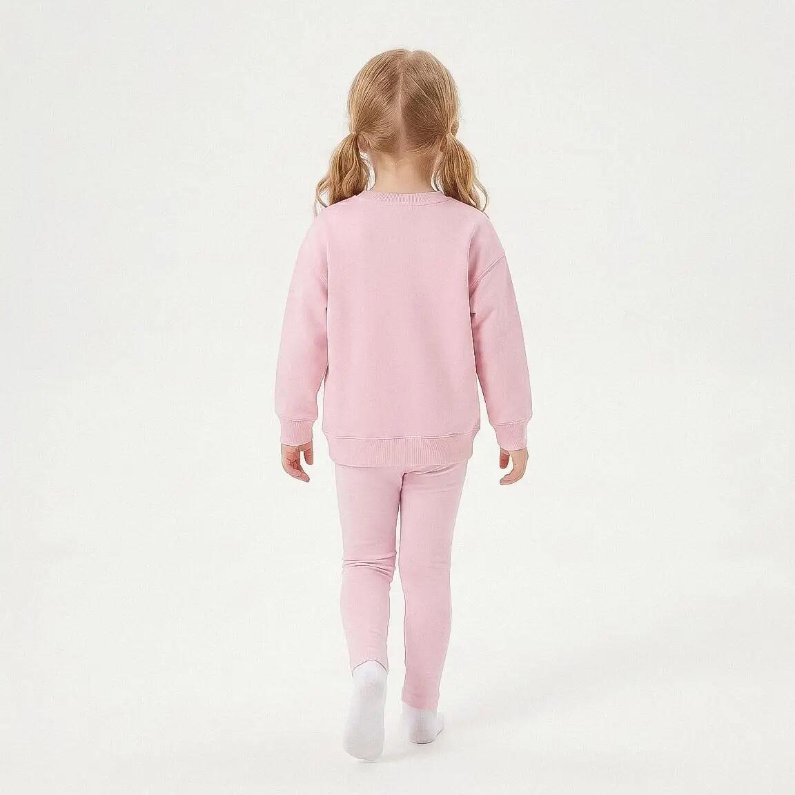 Sweat-shirt enfant Peppa Pig, en molleton de coton doux, rose clair 7/7