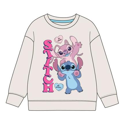Sweat à capuche Stitch pour enfants en coton doux, bleu marine