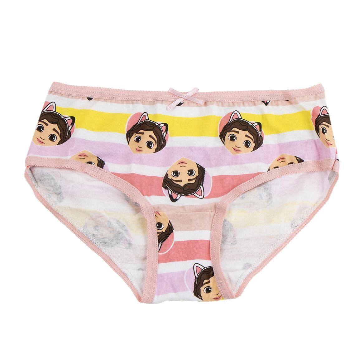 Pack Braguitas Infantiles Gabby's Dollhouse de Algodón Suave Multicolor 3/6