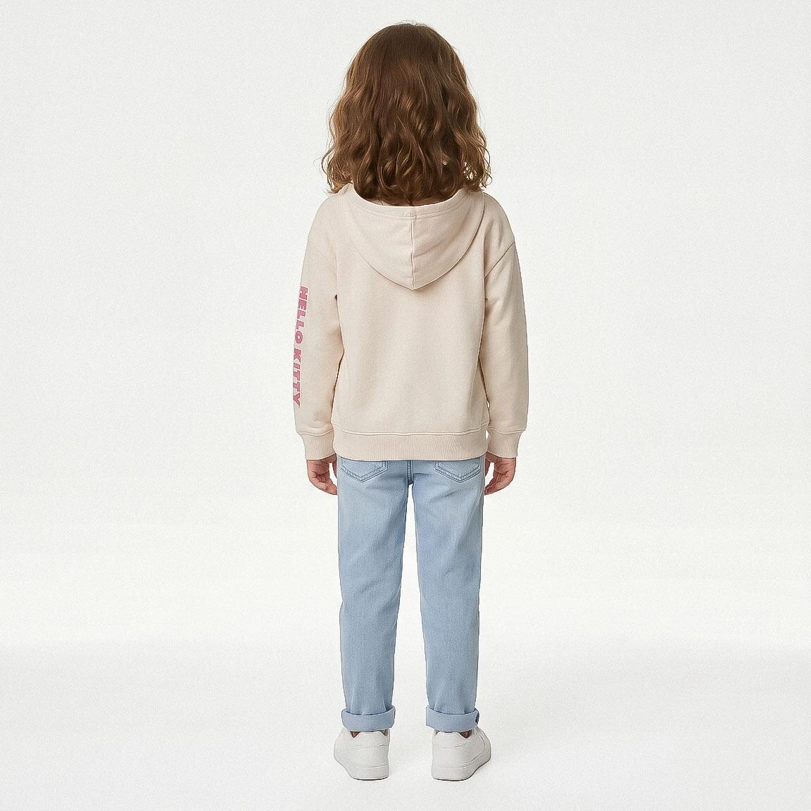 Sudadera Infantil Stitch con Capucha y Cremallera de Felpa Suave Rosa 7/7