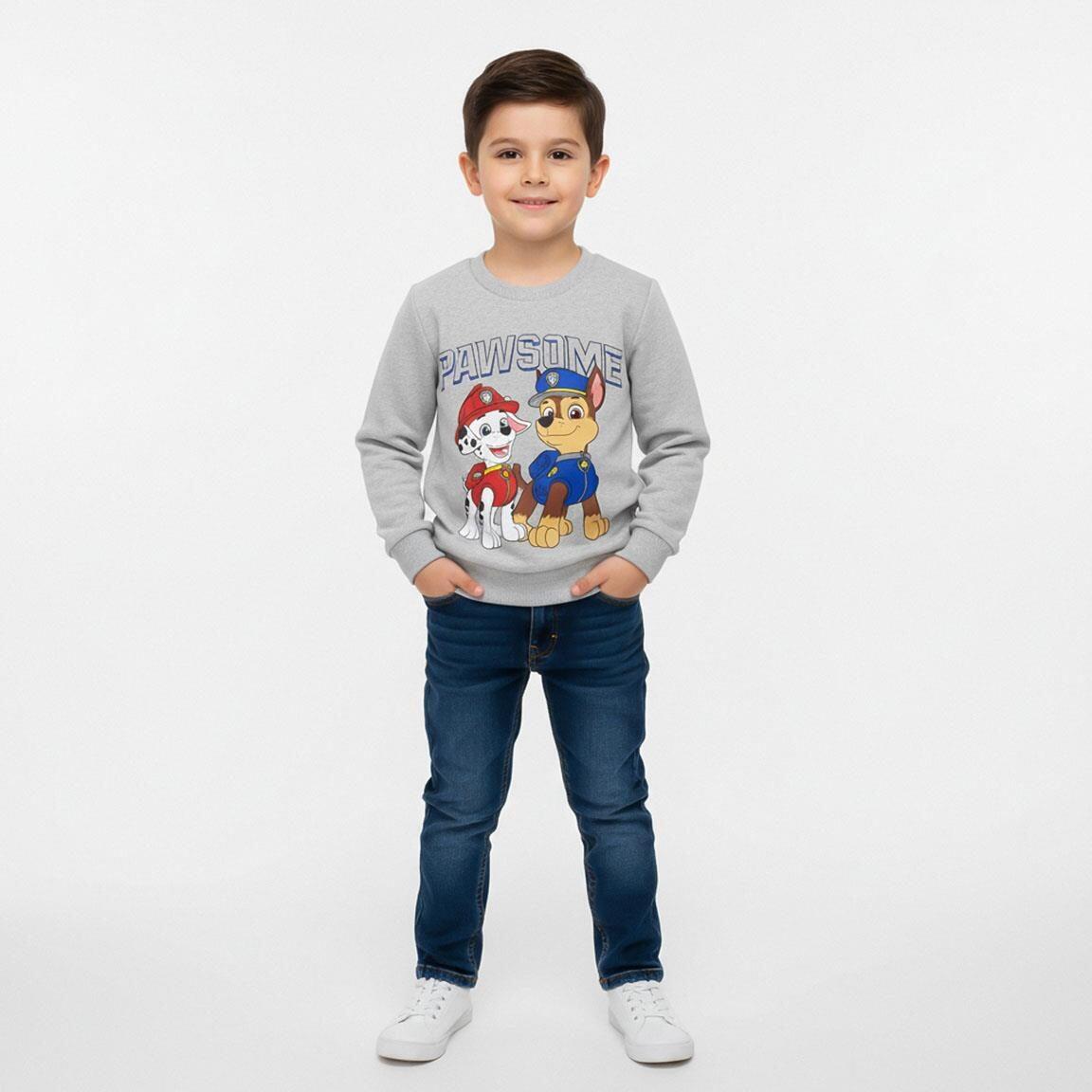 Sweat-shirt Pat' Patrouille pour enfants en coton doux avec intérieur brossé 3/6