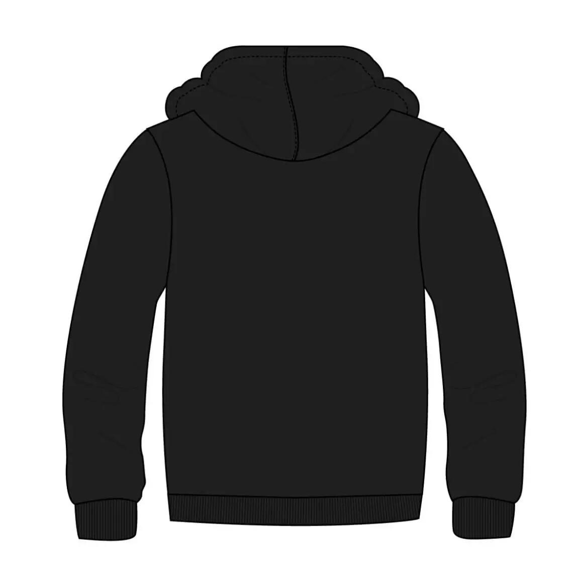 Sudadera Infantil Superman con Capucha de Algodón Suave Gris Oscuro 2/2