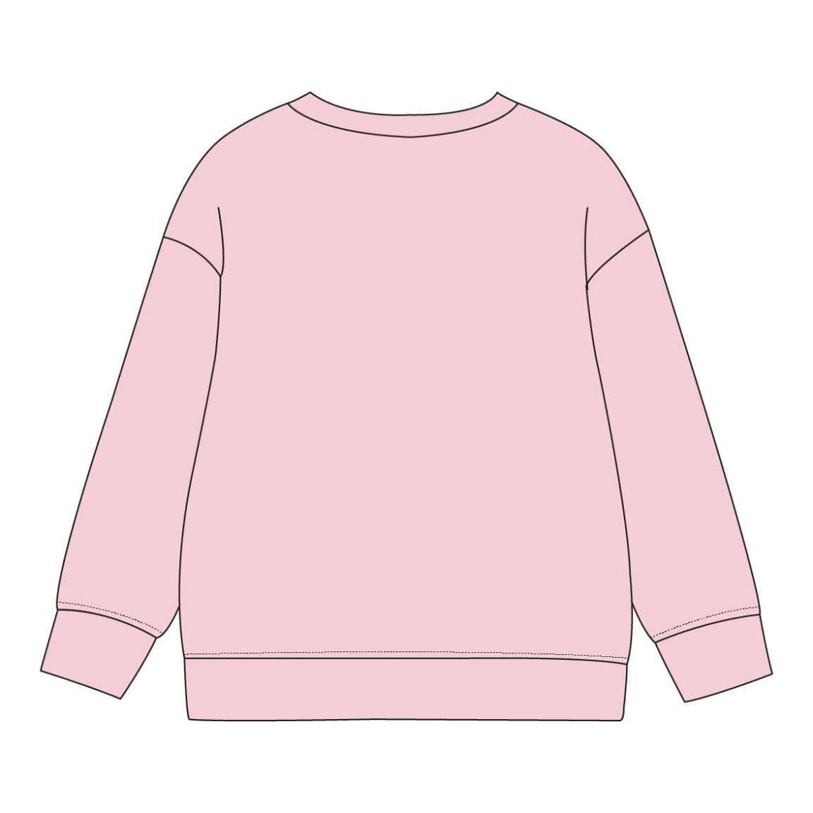 Sweat-shirt enfant Peppa Pig, en molleton de coton doux, rose clair 4/7