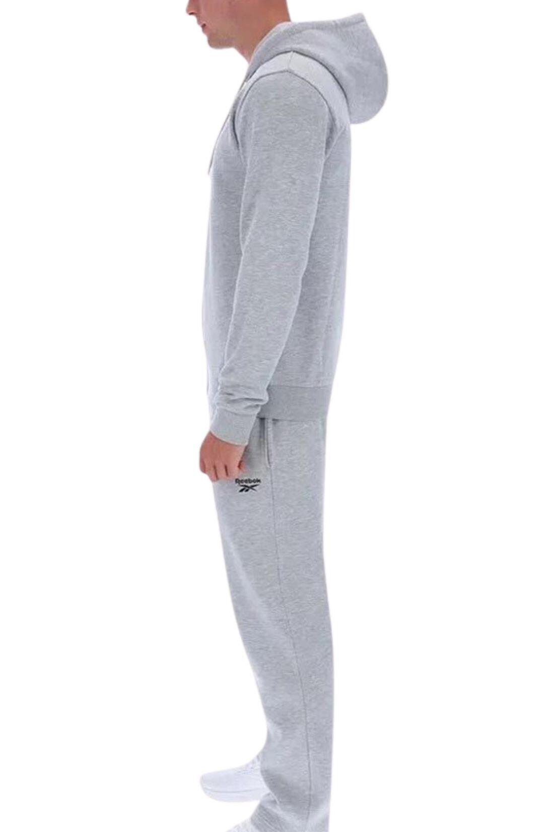 REEBOK - Sweat homme zippé Identity Small Logo, taille XXL, gris 2/3