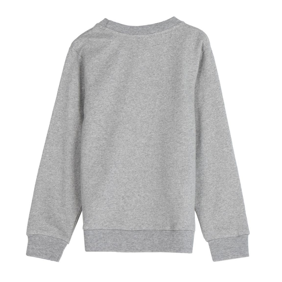 Sudadera Infantil Grogu de Algodón Suave con Felpa Gris Jaspeado 2/3
