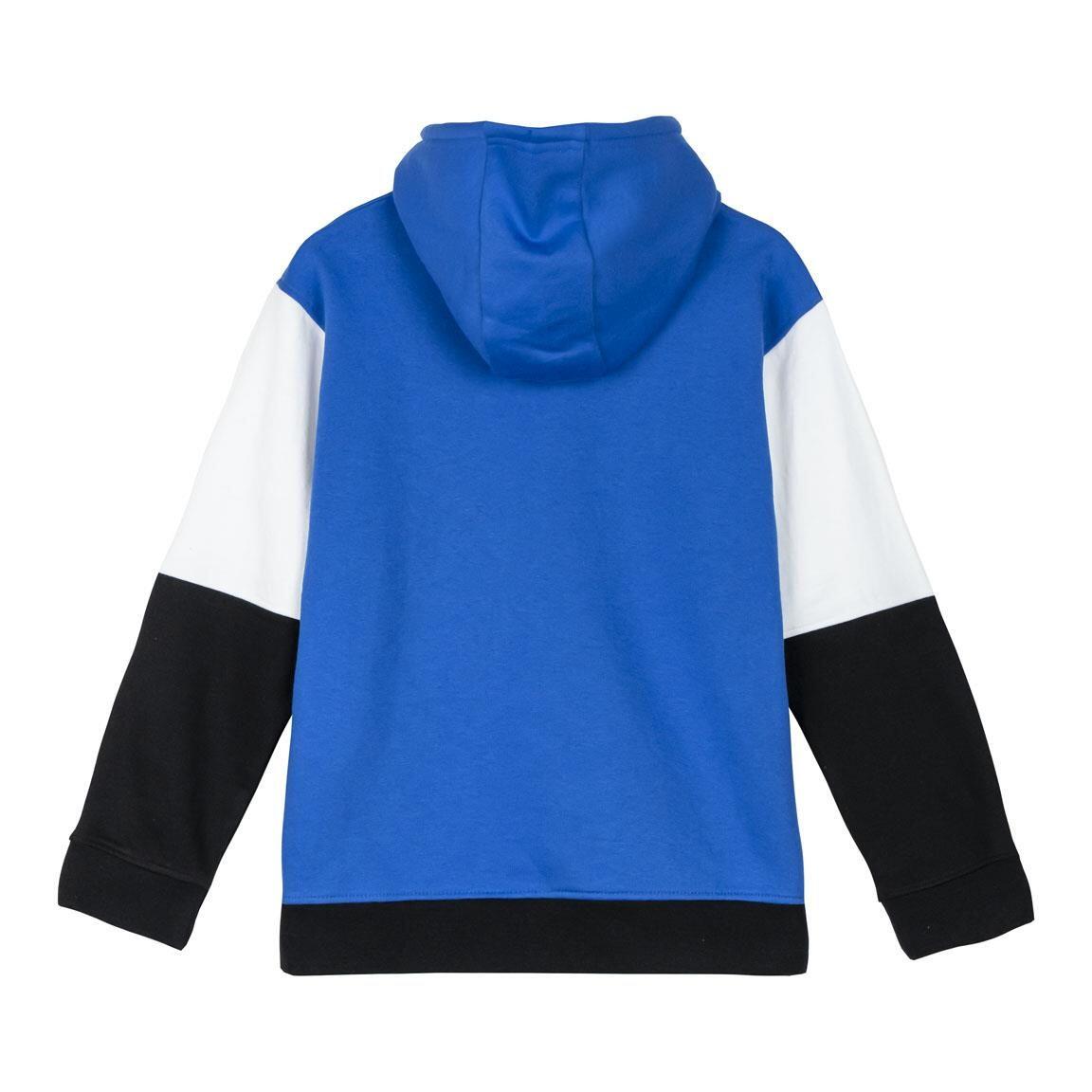 Sweat à capuche Sonic pour enfants en coton doux, bleu et noir 2/5