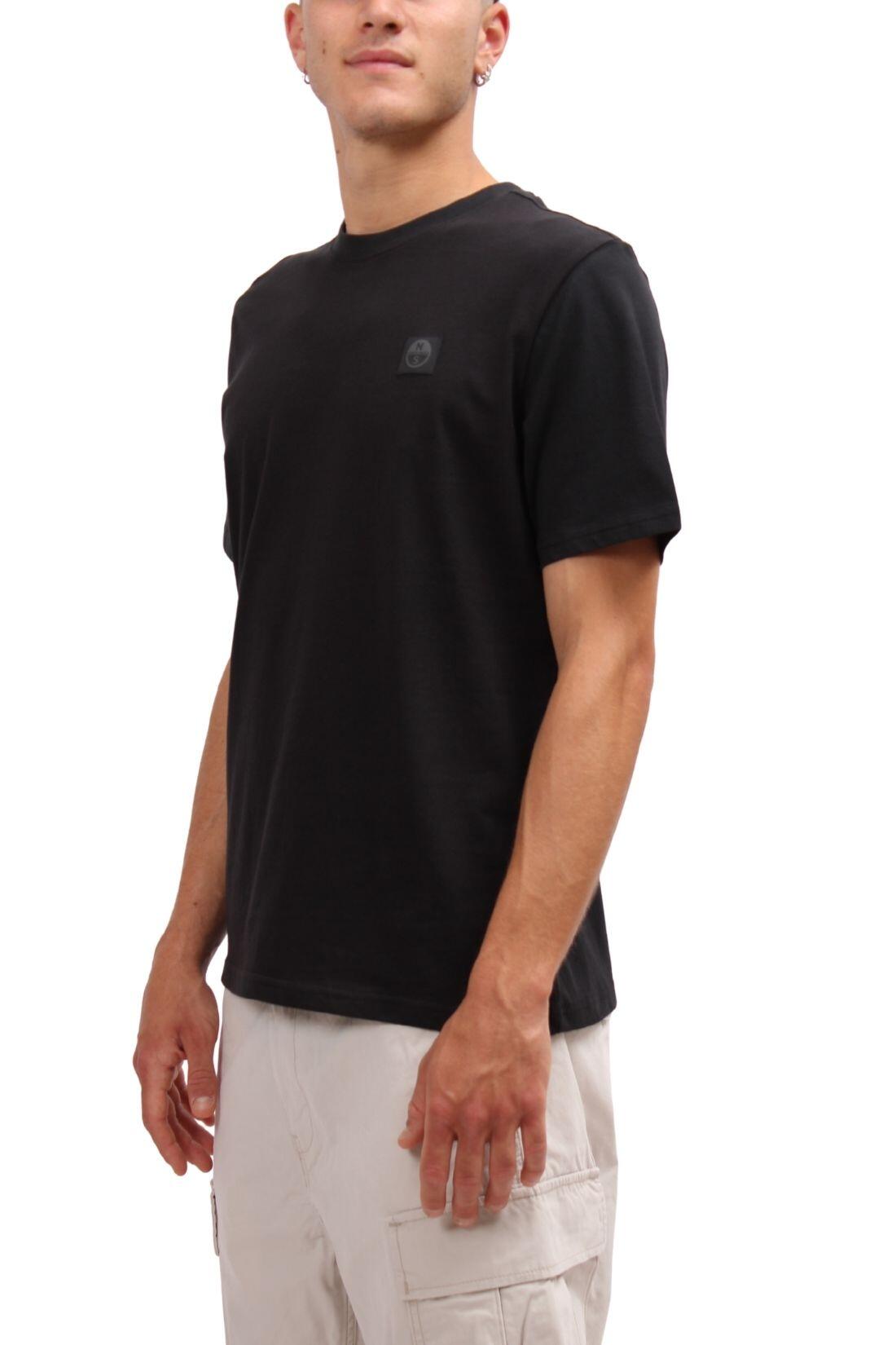 NORTH SAILS - T-shirt masculino com estampa atrás, tam. XXL, preto 3/3