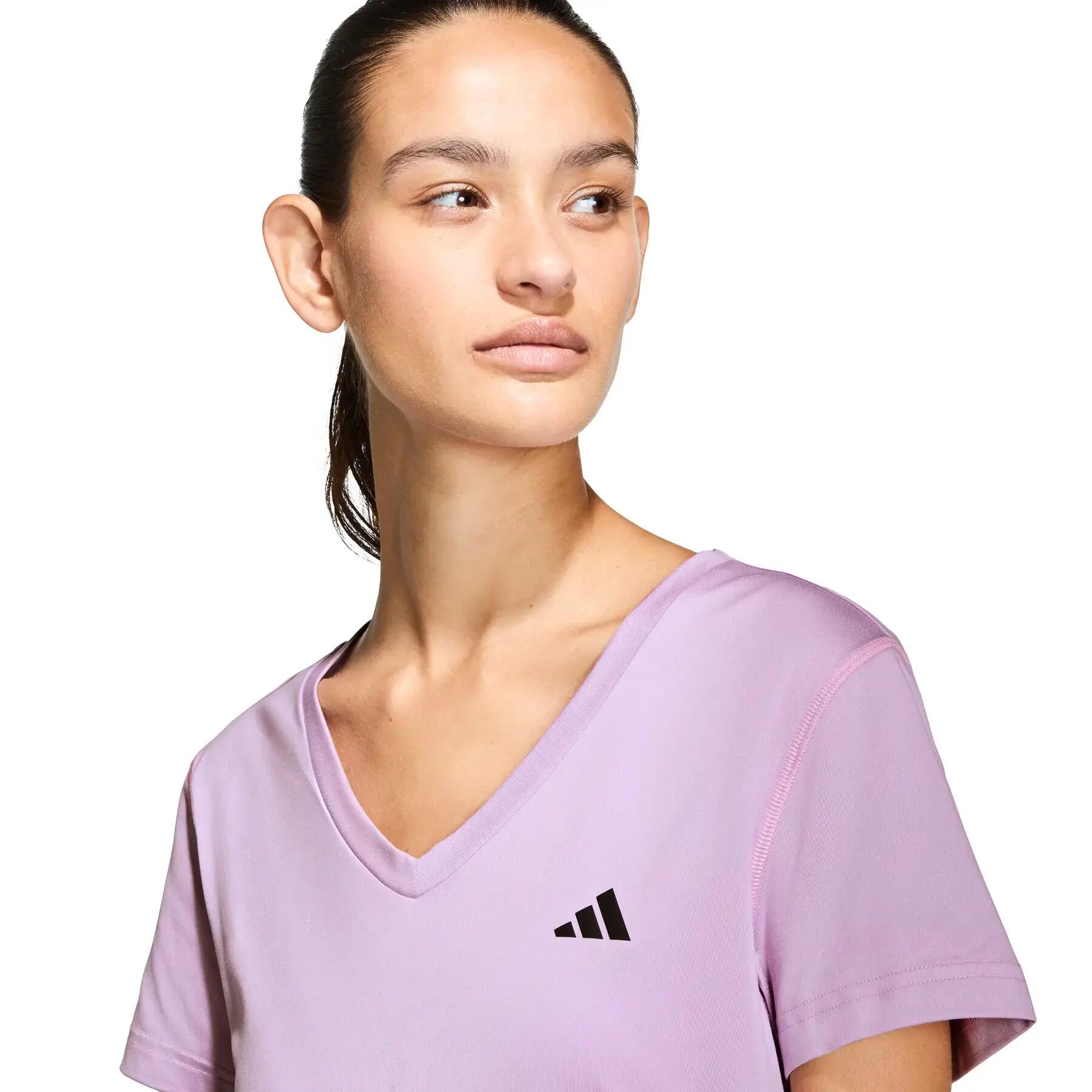 T-shirt da donna con scollo a V adidas Essentials 6/6