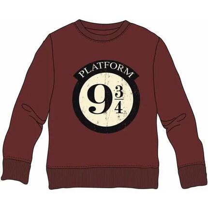 Sudadera Infantil Harry Potter Platform 9 3/4 de Algodón Granate