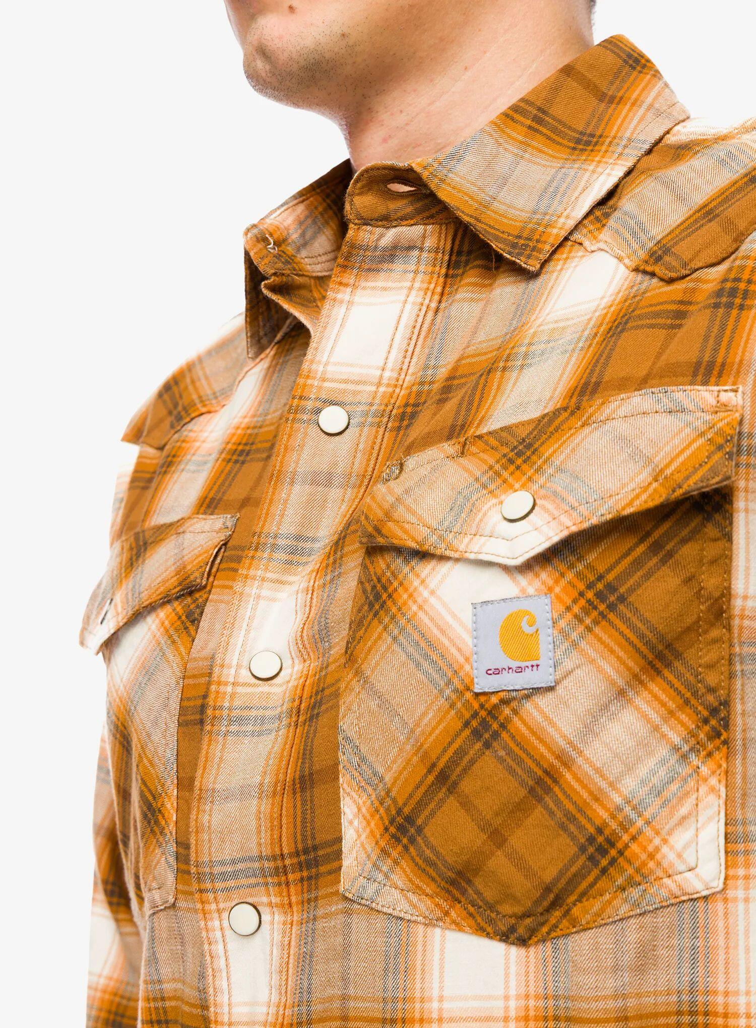 Koszula Carhartt Snap-Front Plaid Shirt 7/7