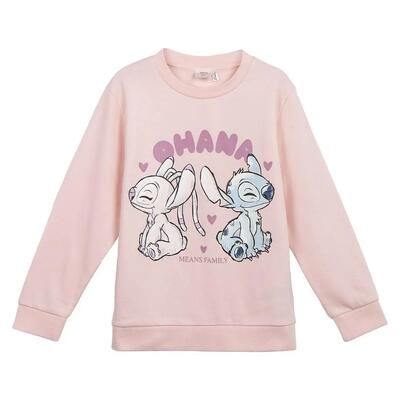 Felpa con cappuccio Stitch per bambini in morbido cotone blu navy