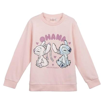 Sweat à capuche Stitch pour enfants en coton doux, bleu marine