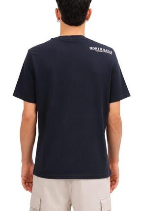 NORTH SAILS – Herren T-Shirt, Rundhals, Aufdruck hinten, Gr. 4XL, dunkelblau