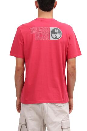 T-shirt - Sportswear - Homme - Coton, regular fit - Blanc