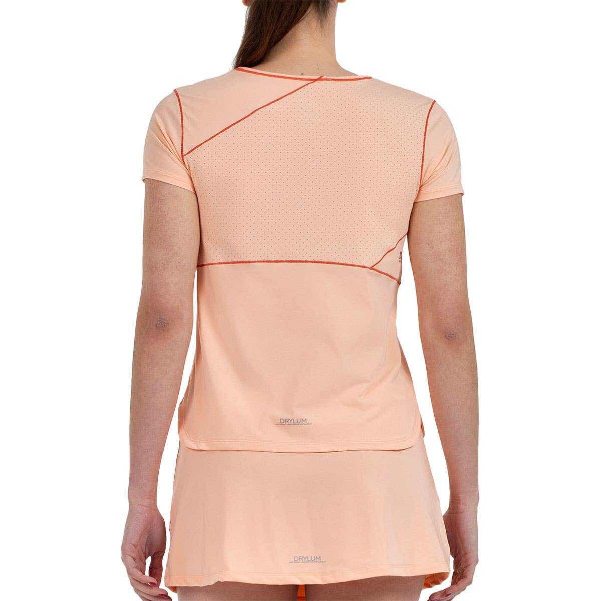 CAMISETA BULLPADEL ALBALA 045 NARANJA PASTEL MUJER S 4/5