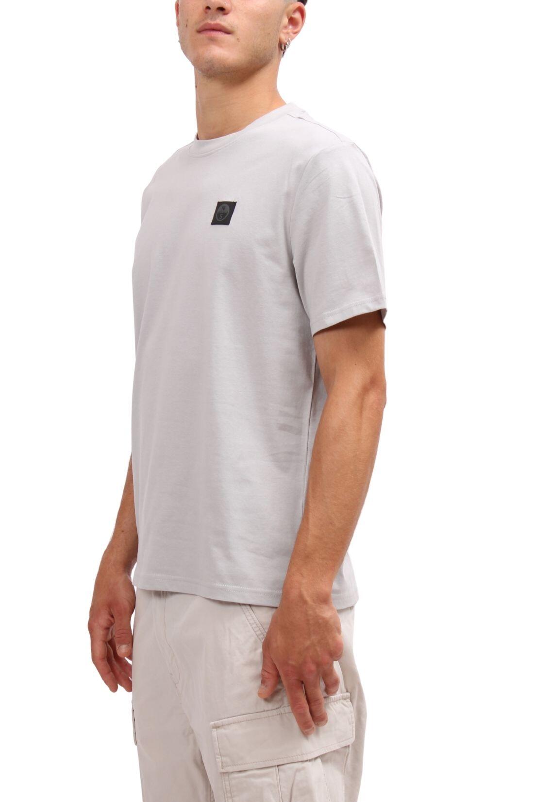 NORTH SAILS - Heren T-shirt met print op de achterkant, maat 4XL, kleur wit 3/3