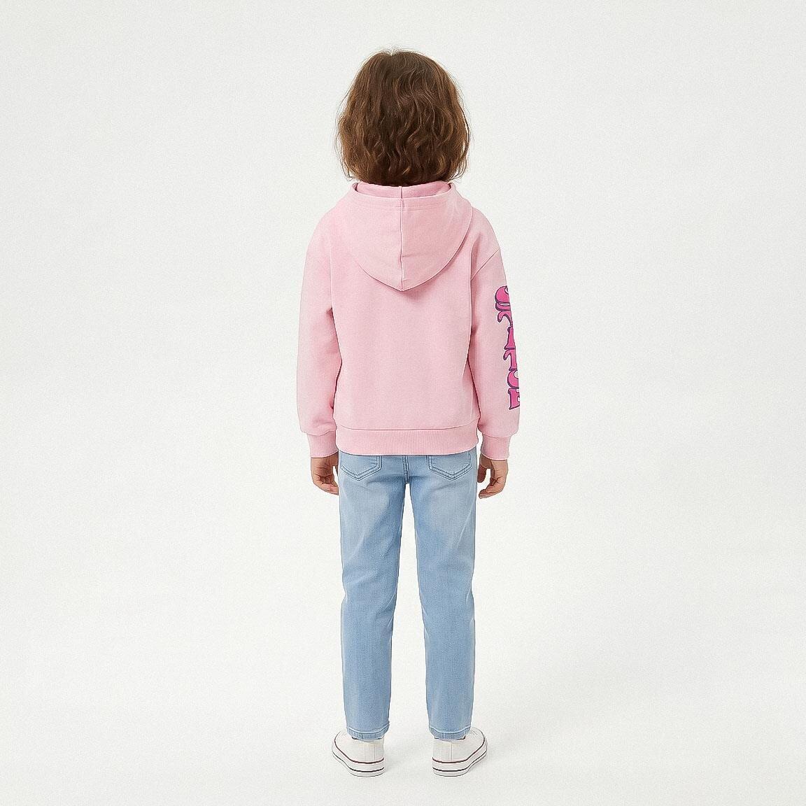 Sudadera Infantil Stitch con Capucha de Felpa Suave Brushed Fleece Azul 7/7