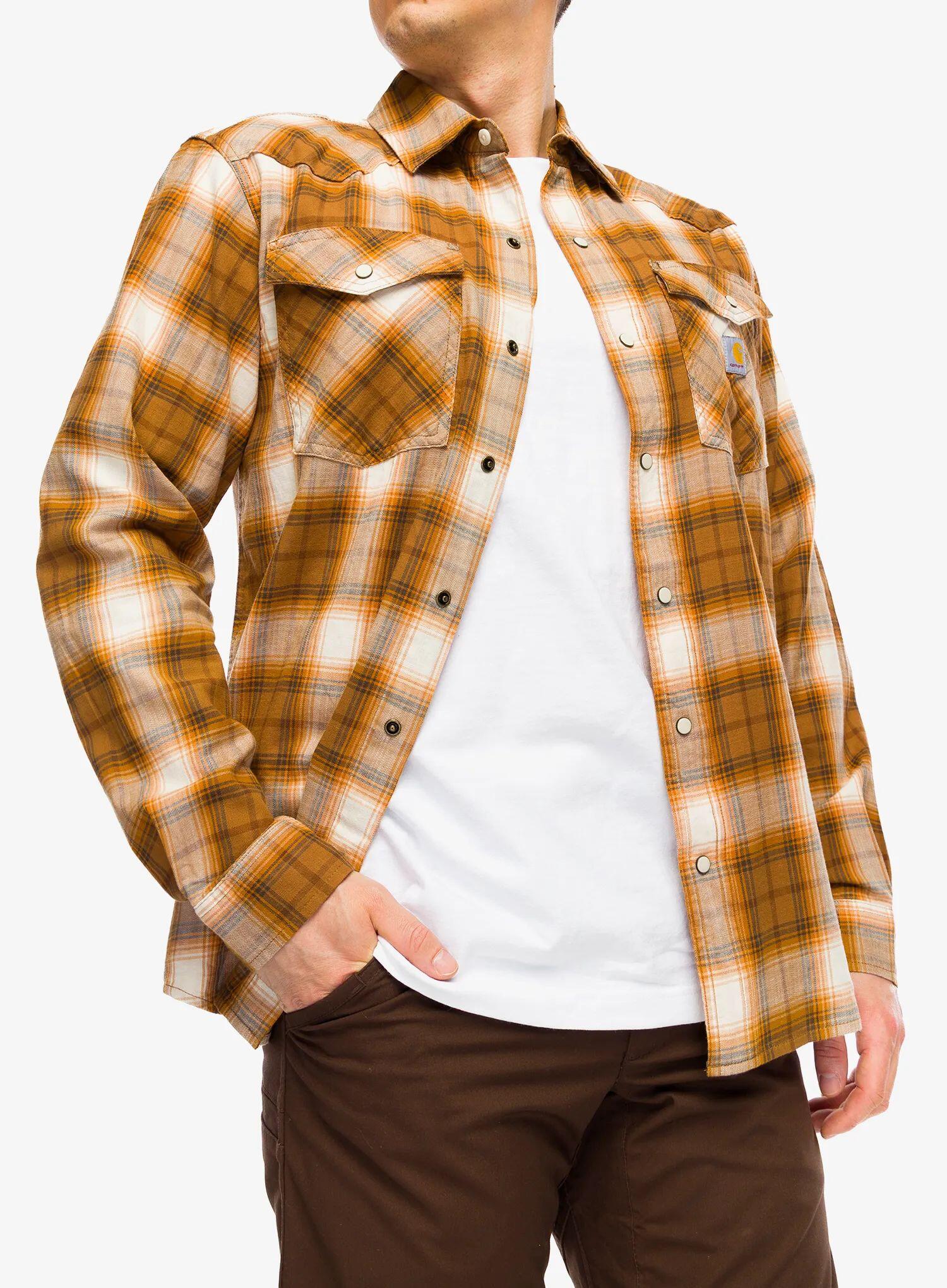 Koszula Carhartt Snap-Front Plaid Shirt 3/7