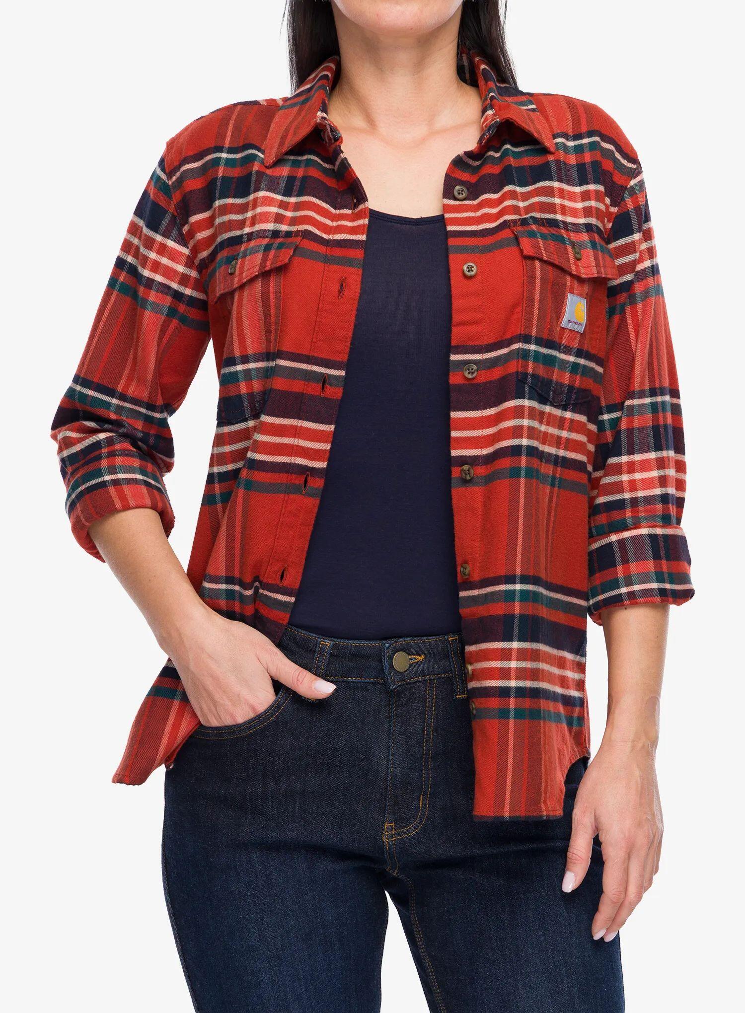 Koszula turystyczna damska Carhartt Tencel Fiber Series L/S Flannel Shirt 4/7