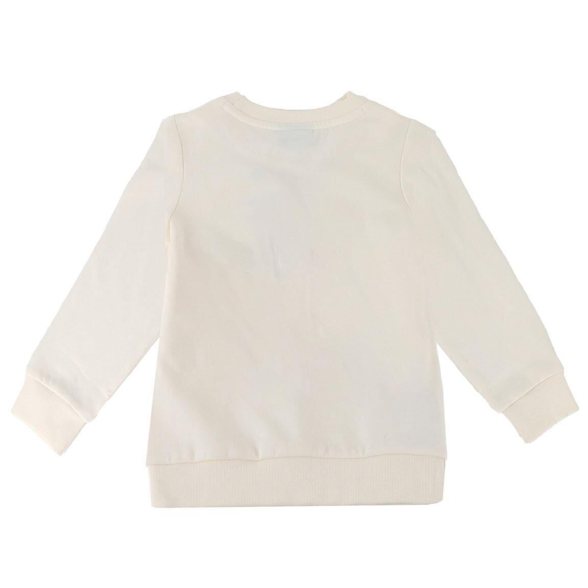 Sweat-shirt enfant Moana en coton doux avec intérieur brossé, beige 2/3