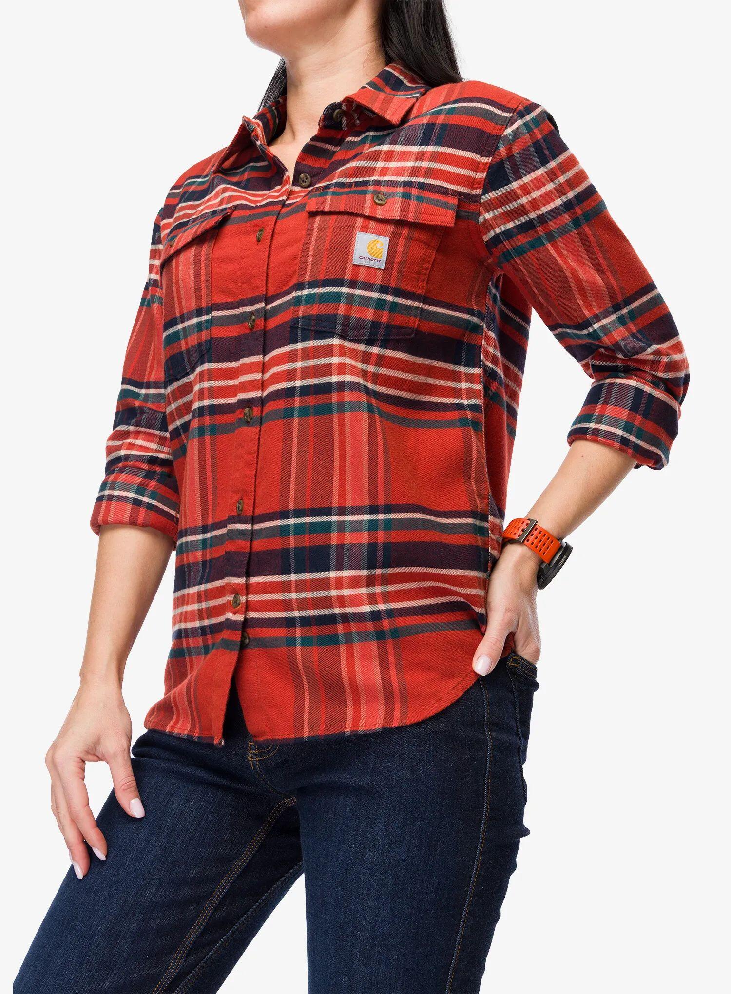 Koszula turystyczna damska Carhartt Tencel Fiber Series L/S Flannel Shirt 2/7