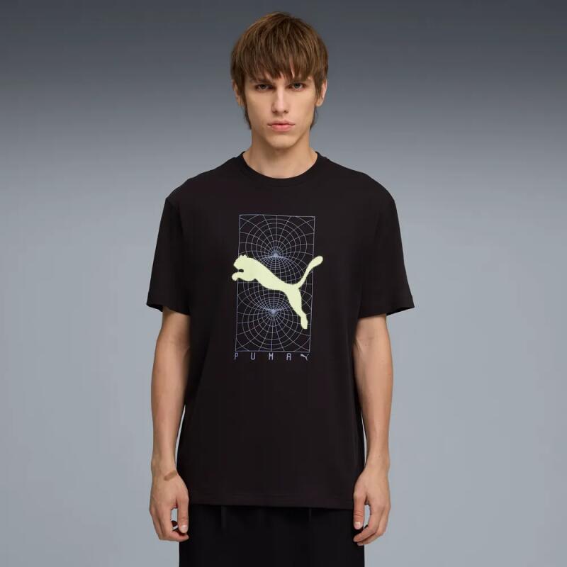 Camiseta Puma Pumatech Graphic Tee negra 692233-01 hombre 4/4