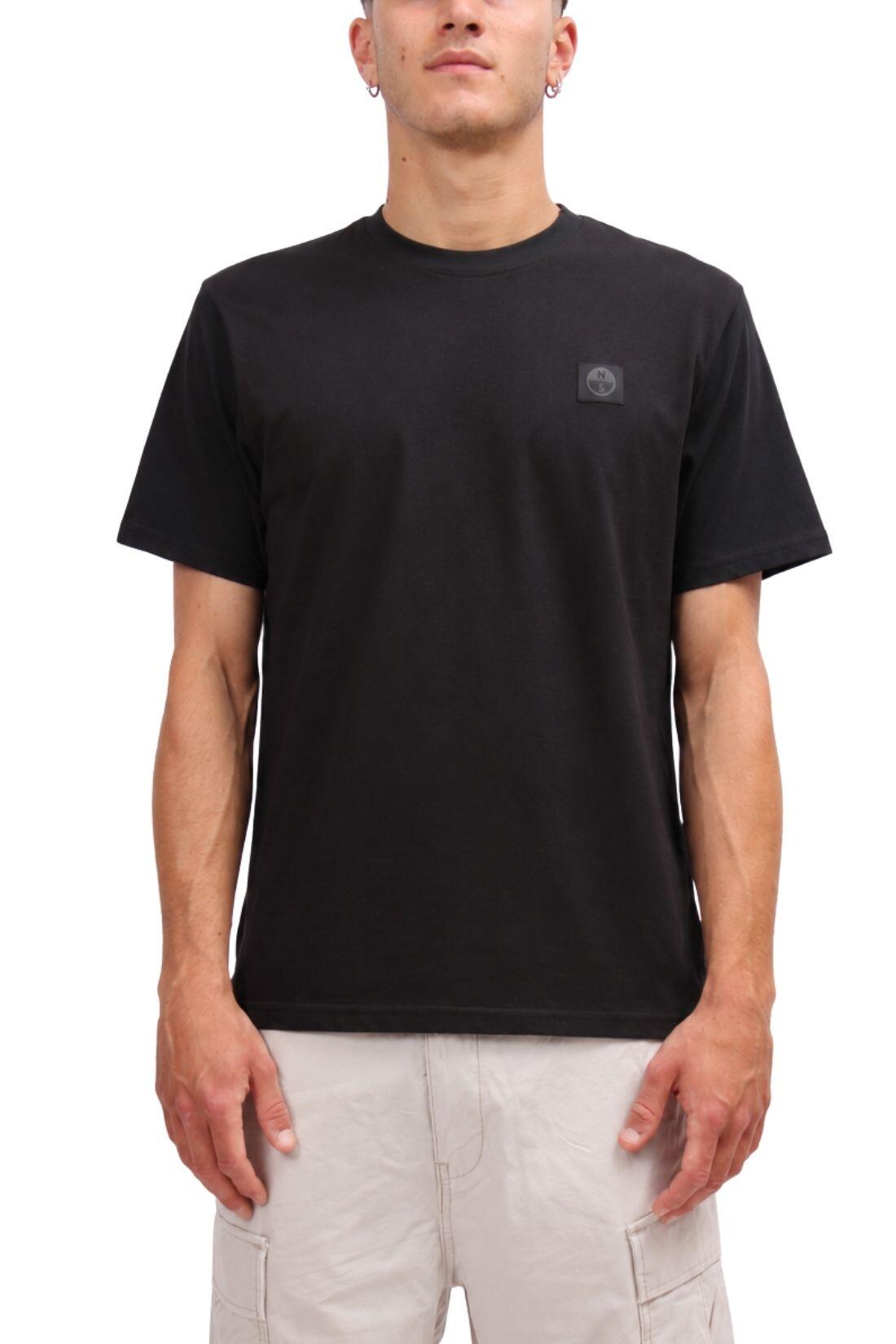 NORTH SAILS – Männer-T-Shirt mit Rückendruck, Größe 3XL, Farbe Schwarz 2/3