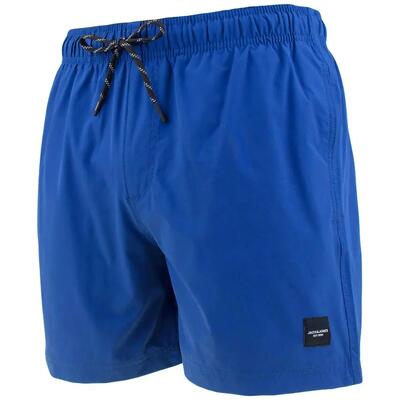 Heren zwemshort plus size maui solid blauw ii