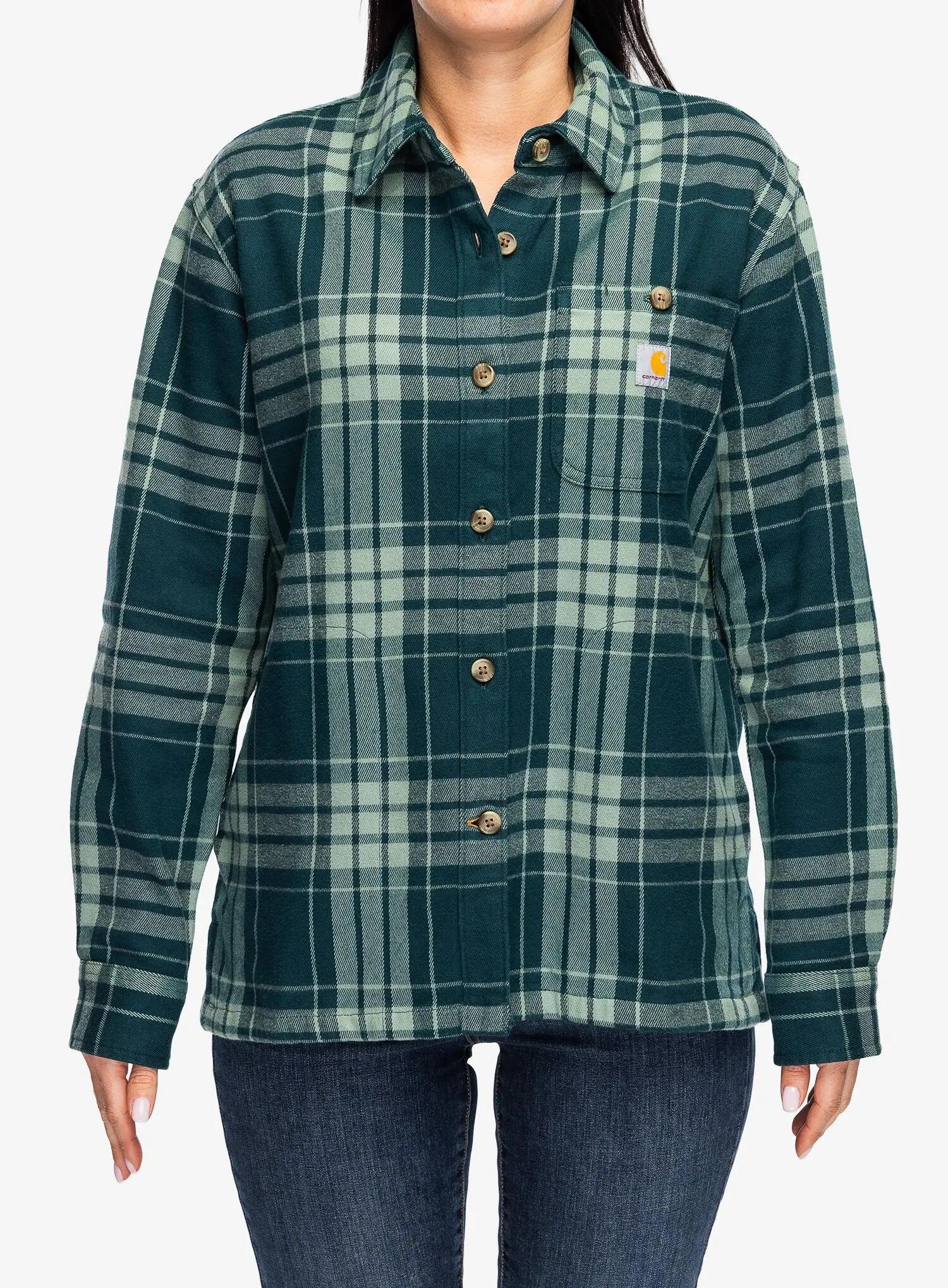 Koszula turystyczna damska Carhartt Loose Fit Twill Plaid Shirt 3/7