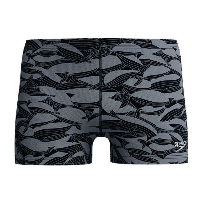 Heren Beachstar Square Leg Aquashort Zwart & Grijs Multi 7/7