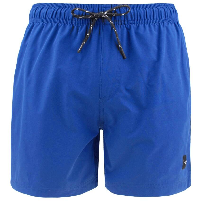 Heren Zwemshort Plus Size Maui Solid Blauw II 3/4