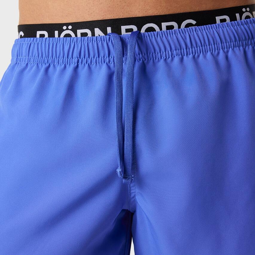 Heren Double Waistband Zwemshort Blauw II 6/7