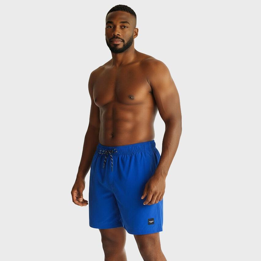 Heren Zwemshort Plus Size Maui Solid Blauw II 2/4