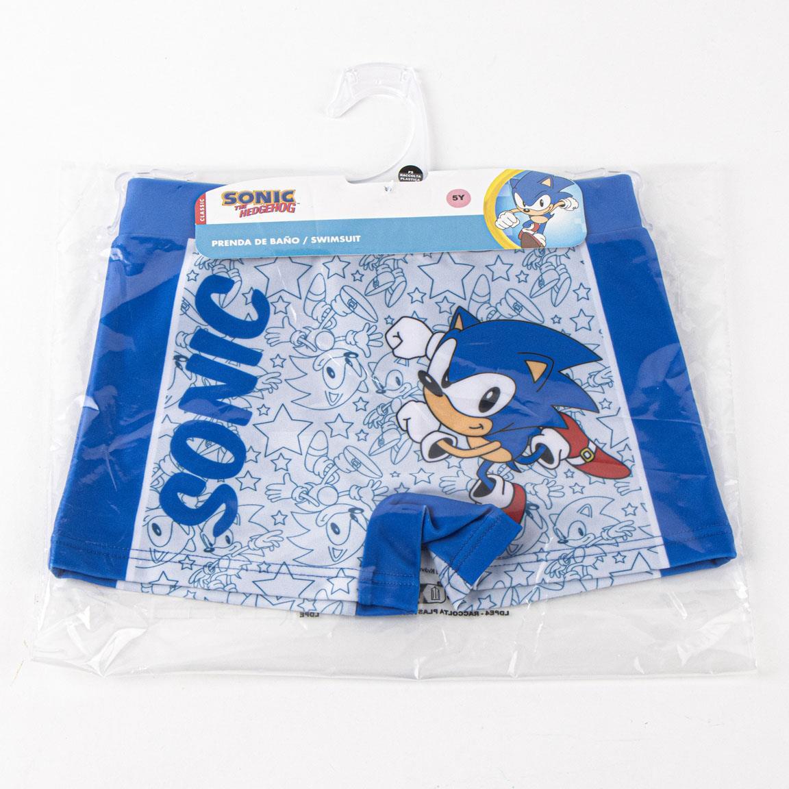 Bóxer de Baño Infantil Sonic Azul Claro 3/3