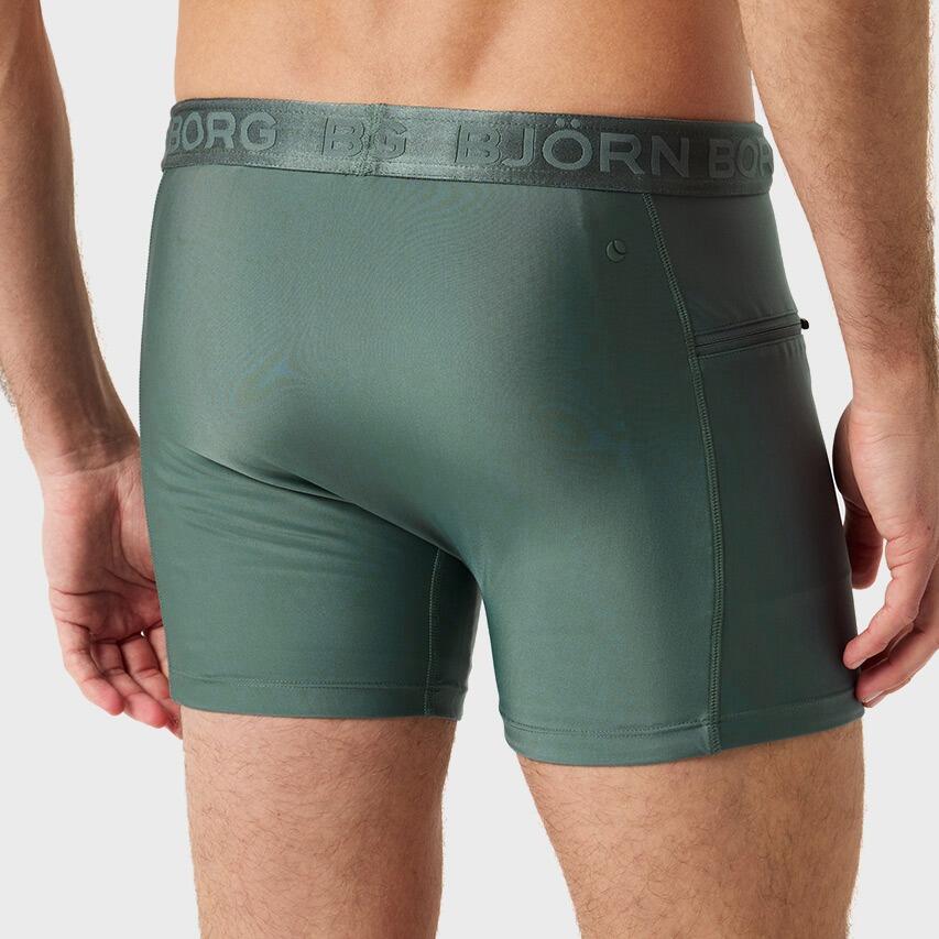 Heren Rits Zwemboxer Stretch Groen II 4/7