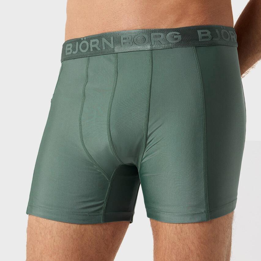 Heren Rits Zwemboxer Stretch Groen II 3/7