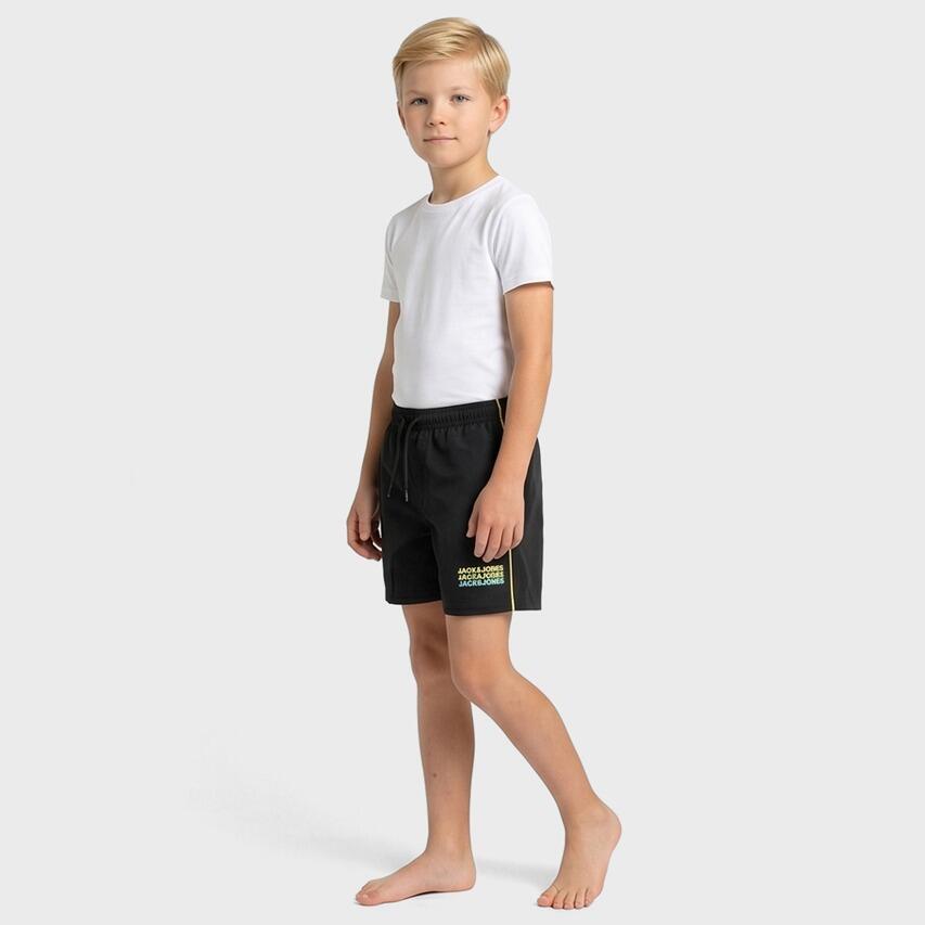 Kids Zwemshort Sunrise Triple Logo Zwart 3/6