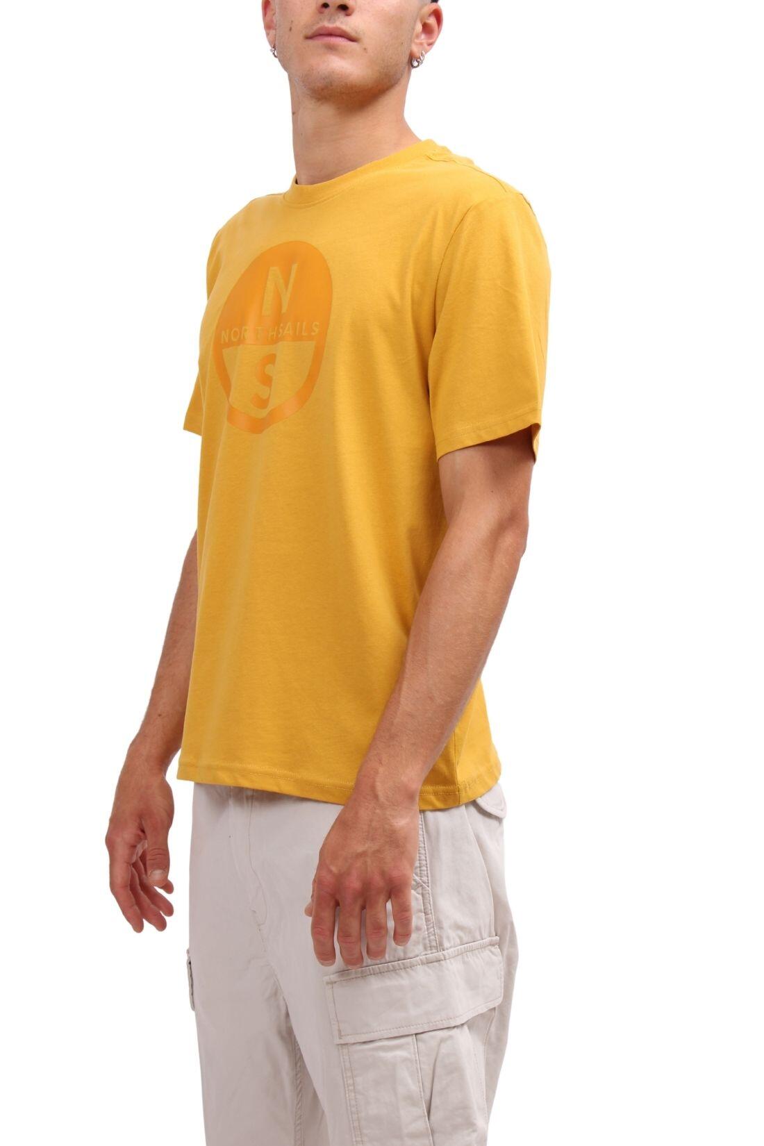NORTH SAILS – Männer-T-Shirt mit Logo, Größe 3XL, Farbe Gelb 2/3