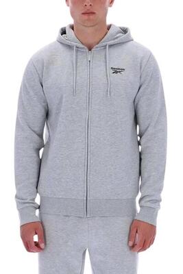 Reebok - mans sweatshirt identity small logo 3xl, grijs