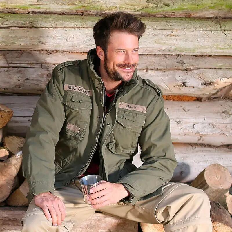 Brandit M65 Giant Jacket Herren (Olive) Größe XXL 4/6