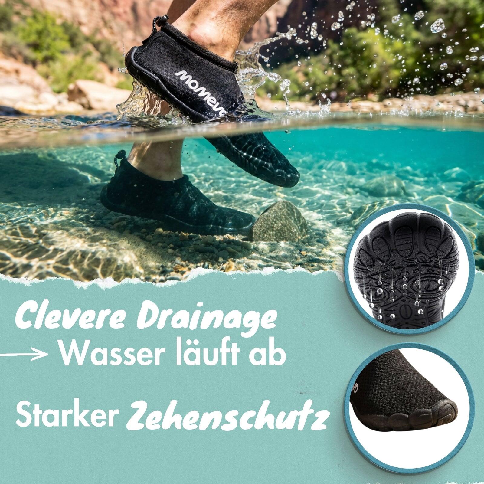 Wasserschuhe Watermates - Barfuß Unisex Badeschuhe 4/7
