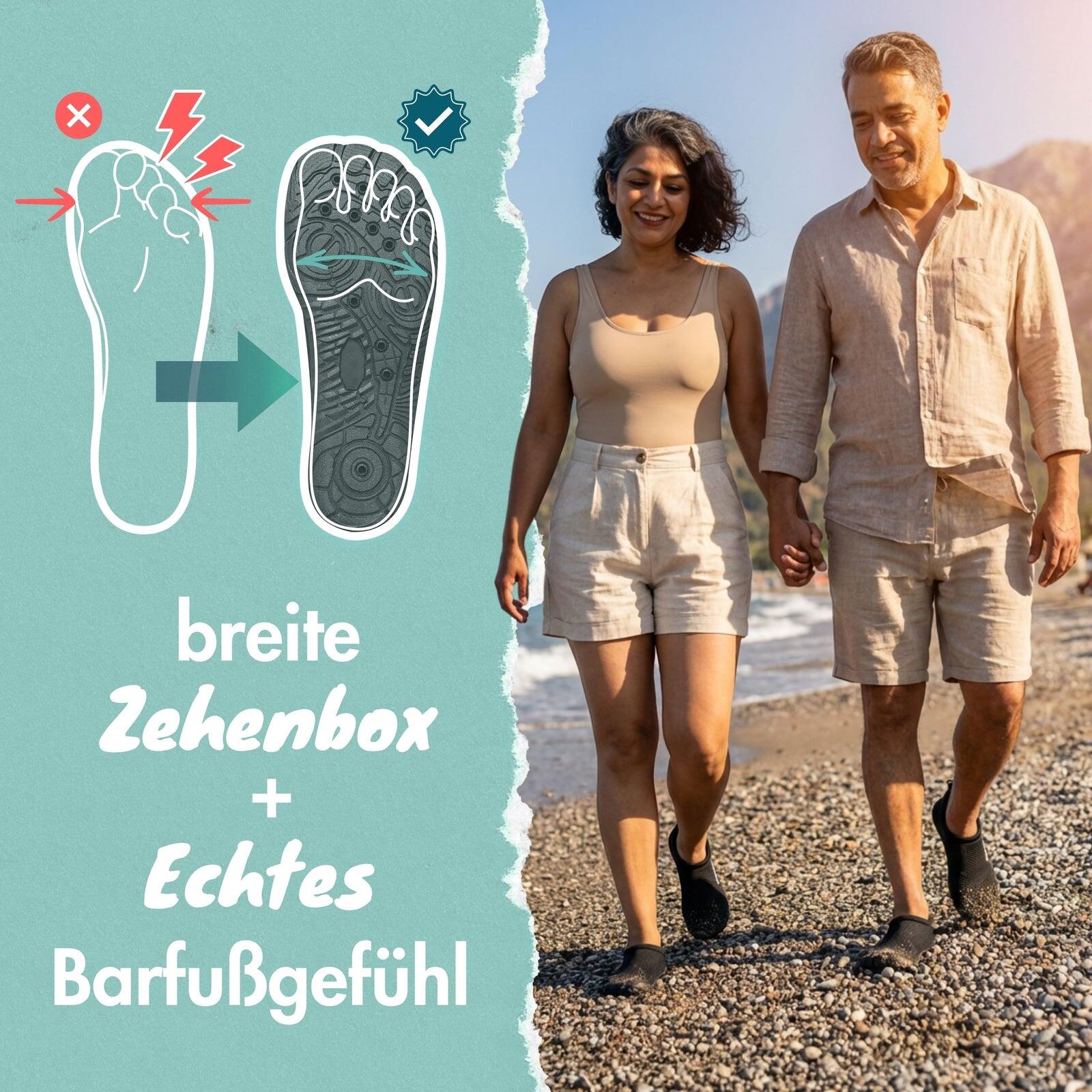 Wasserschuhe Watermates - Barfuß Unisex Badeschuhe 3/7