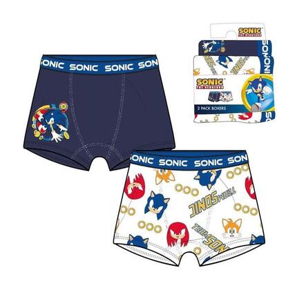 Ensemble de sous-vêtements pour garçons Sonic Cotton avec trousse de toilette