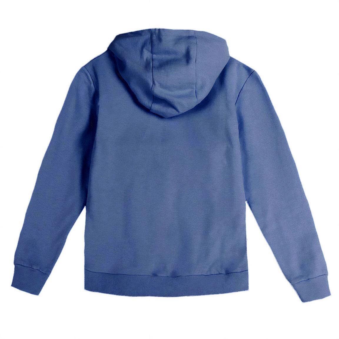 Sweat à capuche Stitch pour enfants, en coton doux et peluche, bleu 2/3