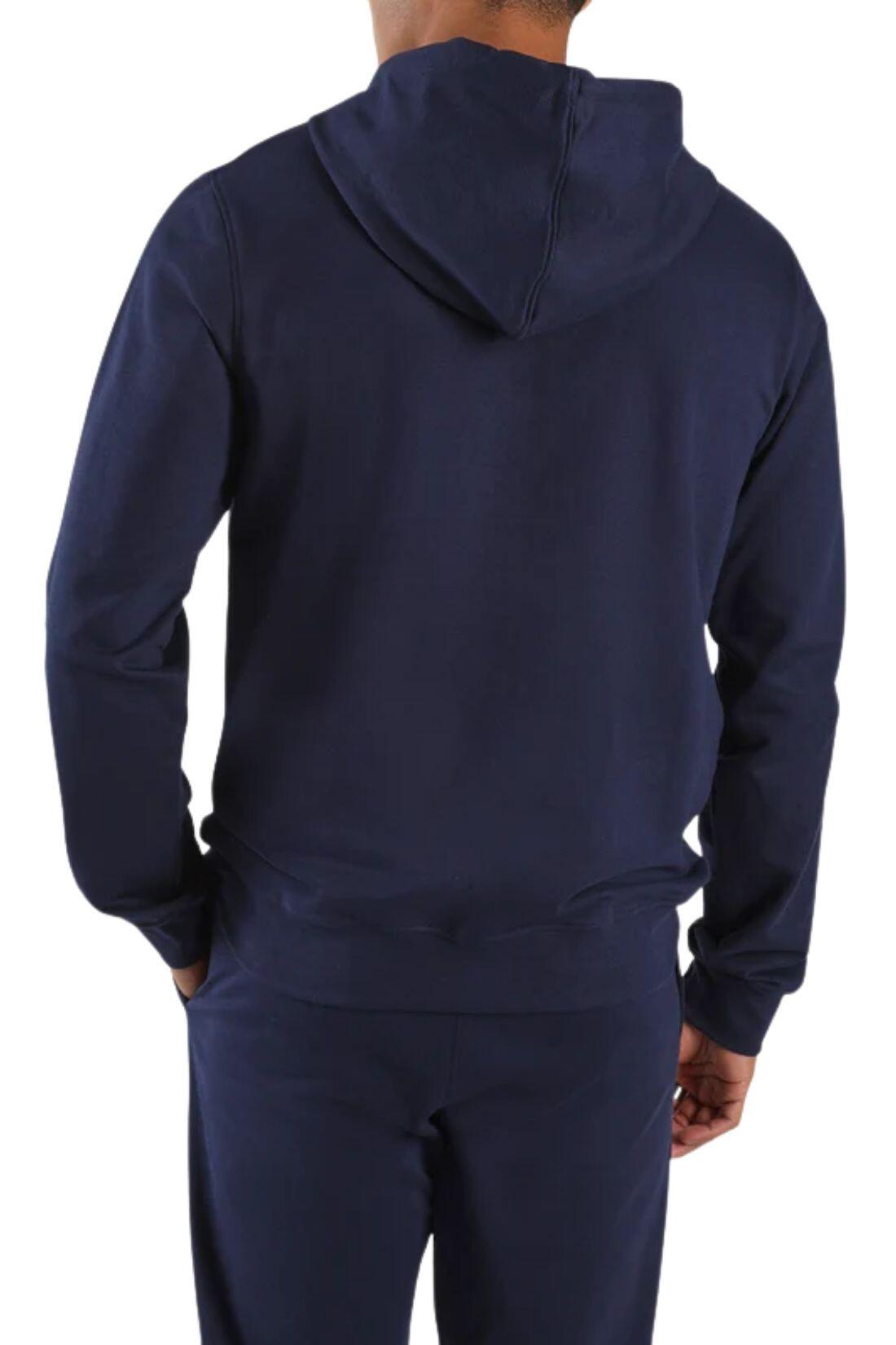 REEBOK – Herren-Hoodie Identity Small Logo French Terry, Dunkelblau, Größe XL 3/3