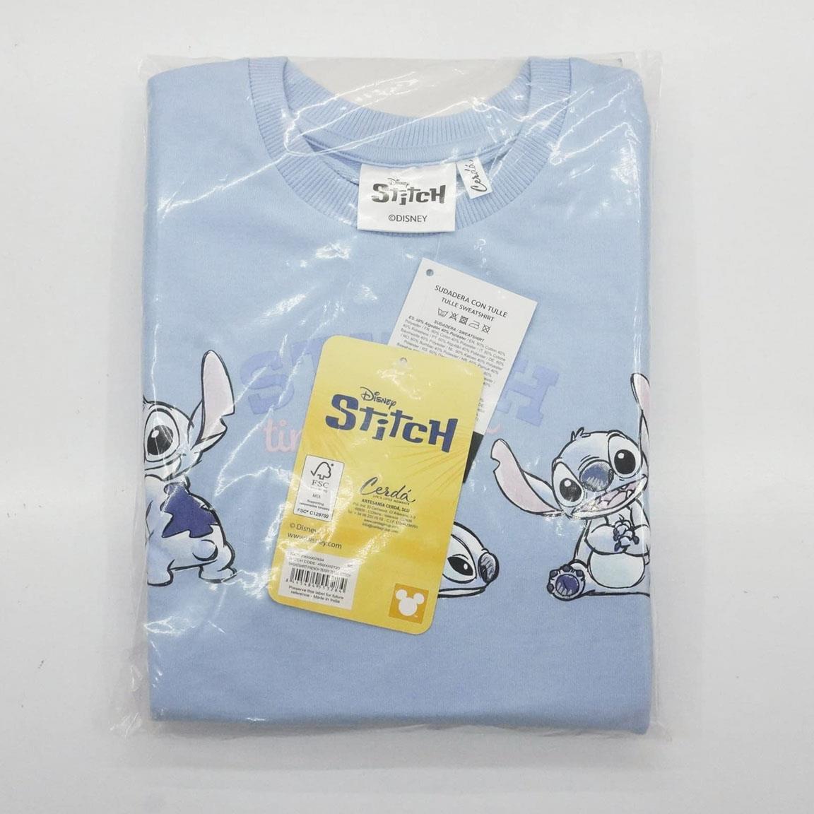 Felpa con cappuccio Stitch per bambini con tasca a marsupio, in morbido cotone 6/6