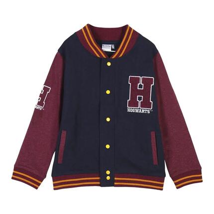 Sudadera Infantil Harry Potter Tipo College de Algodón Suave Azul Marino